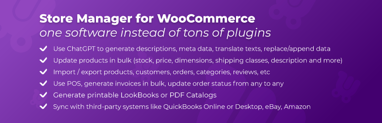 Store Manager Connector Preview Wordpress Plugin - Rating, Reviews, Demo & Download