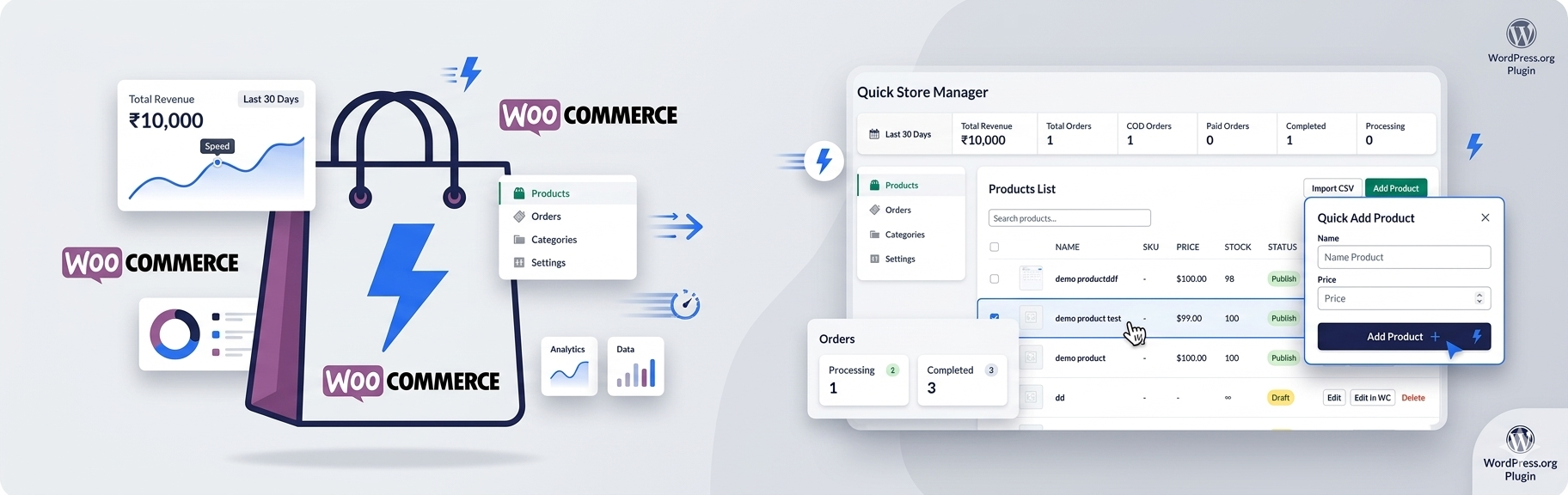 StoreDash For WooCommerce Preview Wordpress Plugin - Rating, Reviews, Demo & Download