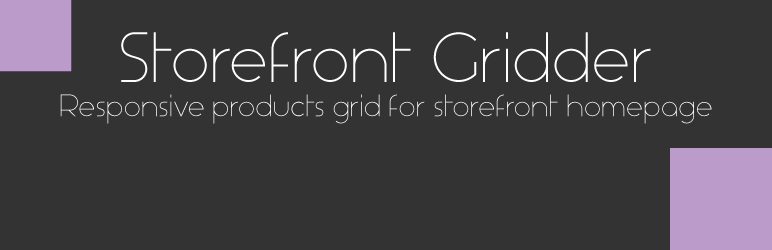 Storefront Gridder Preview Wordpress Plugin - Rating, Reviews, Demo & Download