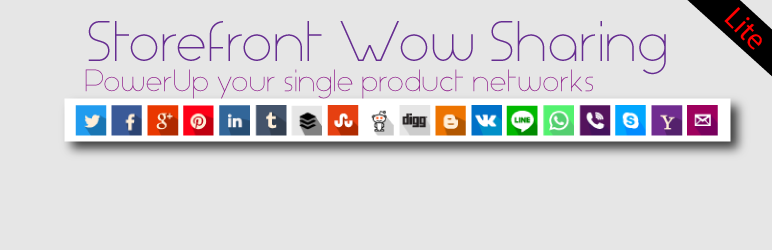 Storefront Wow Sharing Lite Preview Wordpress Plugin - Rating, Reviews, Demo & Download