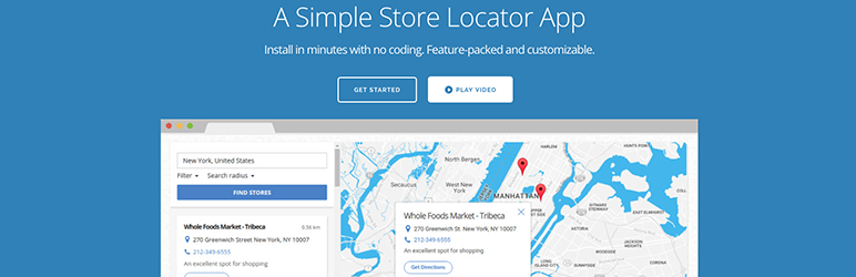 Storemapper Store Locator Map Preview Wordpress Plugin - Rating, Reviews, Demo & Download