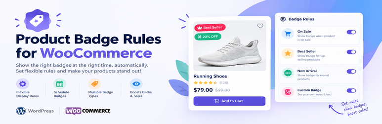 Storzen Product Badge Rules For WooCommerce Preview Wordpress Plugin - Rating, Reviews, Demo & Download