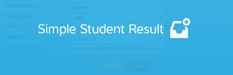 Student Result Or Employee Database Preview Wordpress Plugin - Rating, Reviews, Demo & Download