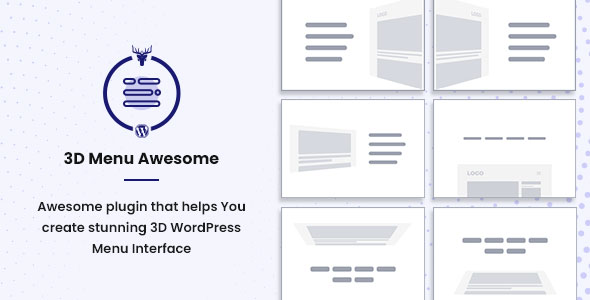 Stunning 3D Off Canvas Menu WordPress Plugin – 3D Menu Awesome Preview - Rating, Reviews, Demo & Download