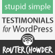 Stupid Simple Testimonials For WordPress