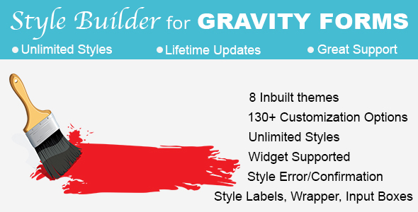 Style Builder Gravity Forms Preview Wordpress Plugin - Rating, Reviews, Demo & Download