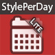 Styleperday Lite (Custom Css, Background, Music, Define Style For Specific Dates)