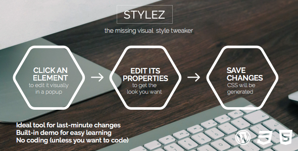 STYLEZ – Visual CSS Style Tweaker Preview Wordpress Plugin - Rating, Reviews, Demo & Download