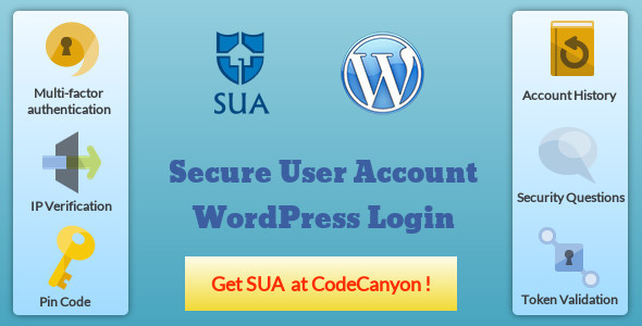 SUA – Secure User Account WordPress Login Preview - Rating, Reviews, Demo & Download