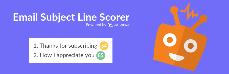 Subject Line Scorer Preview Wordpress Plugin - Rating, Reviews, Demo & Download