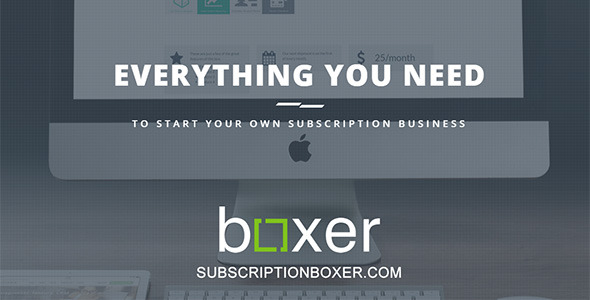 Subscription Boxer WordPress Plugin Preview - Rating, Reviews, Demo & Download