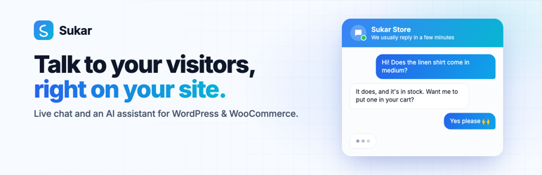 Sukar Live Chat Preview Wordpress Plugin - Rating, Reviews, Demo & Download