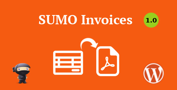 SUMO Invoices – WooCommerce Invoicing System Preview Wordpress Plugin - Rating, Reviews, Demo & Download