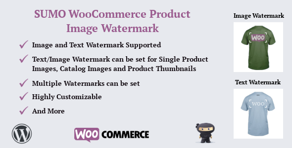 SUMO WooCommerce Product Image Watermark Preview Wordpress Plugin - Rating, Reviews, Demo & Download