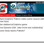 Sun-Sentinel Miami Dolphins News And Blog Widget