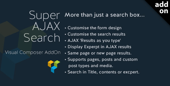 Super AJAX Search Element Preview Wordpress Plugin - Rating, Reviews, Demo & Download