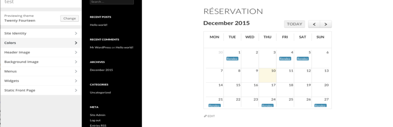 Super Booking Calendar Preview Wordpress Plugin - Rating, Reviews, Demo & Download