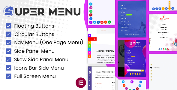Super Floating And Fly Menu – Sticky, Side, One Page Navigator, Off-canvas Menu Plugin For WordPress Preview - Rating, Reviews, Demo & Download