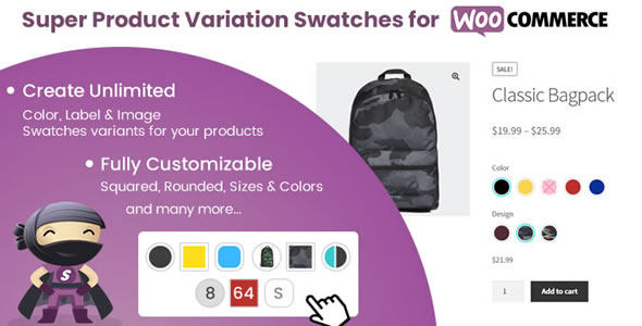 Super Product Variation Swatches For WooCommerce Preview Wordpress Plugin - Rating, Reviews, Demo & Download