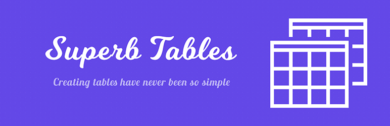Superb WordPress Table (SEO Optimized Tables With Schema) Preview - Rating, Reviews, Demo & Download