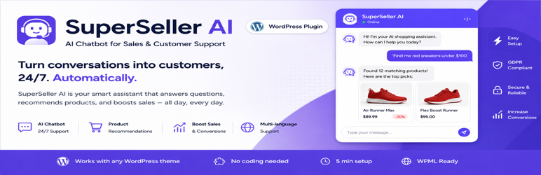 SuperSeller For WooCommerce Preview Wordpress Plugin - Rating, Reviews, Demo & Download