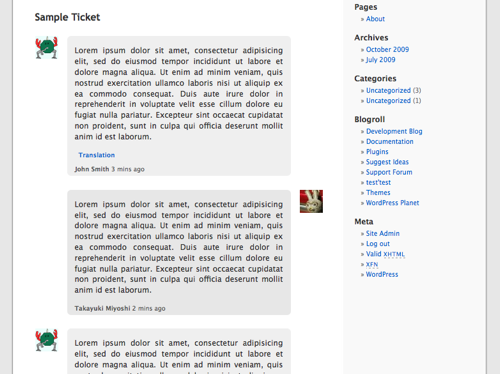 Support Tickets Preview Wordpress Plugin - Rating, Reviews, Demo & Download