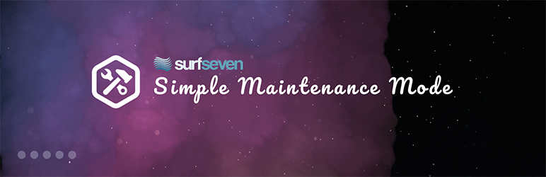 Surf7 Simple Maintenance Mode Preview Wordpress Plugin - Rating, Reviews, Demo & Download