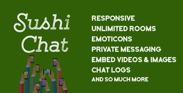 Sushi Chat – Responsive Chat Plugin for Wordpress Preview - Rating, Reviews, Demo & Download
