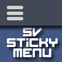 SV Sticky Menu