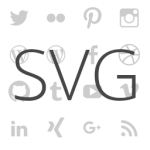 SVG Social Menu