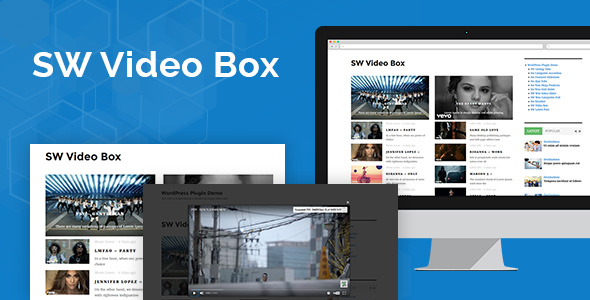 SW Video Box – Responsive WordPress Plugin Preview - Rating, Reviews, Demo & Download