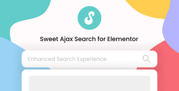 Sweet Ajax Search For Elementor Preview Wordpress Plugin - Rating, Reviews, Demo & Download