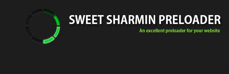 Sweet Sharmin Preloader Preview Wordpress Plugin - Rating, Reviews, Demo & Download