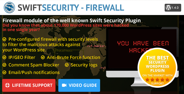 Swift Security – Firewall Preview Wordpress Plugin - Rating, Reviews, Demo & Download