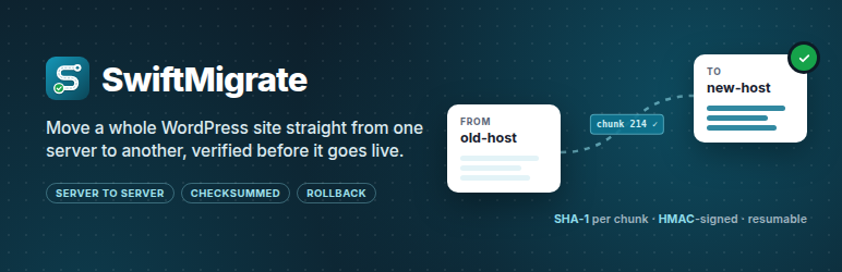 SwiftMigrate Preview Wordpress Plugin - Rating, Reviews, Demo & Download