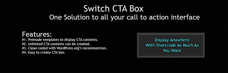 Switch CTA Box Preview Wordpress Plugin - Rating, Reviews, Demo & Download