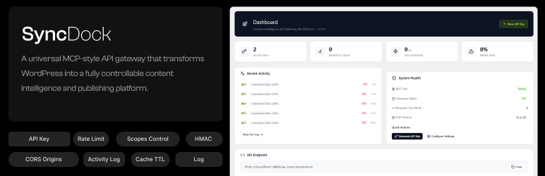 SyncDock Preview Wordpress Plugin - Rating, Reviews, Demo & Download