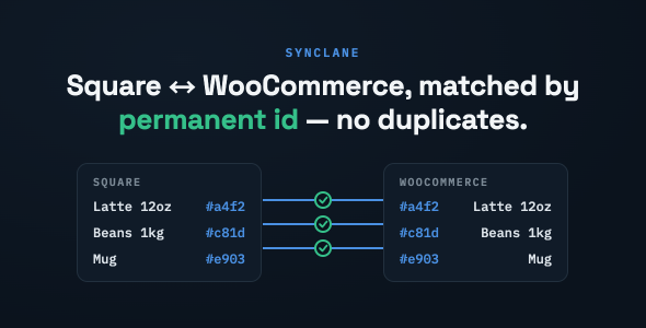 SyncLane – Square Sync For WooCommerce Preview Wordpress Plugin - Rating, Reviews, Demo & Download