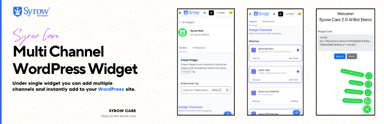 Syrow Care Preview Wordpress Plugin - Rating, Reviews, Demo & Download