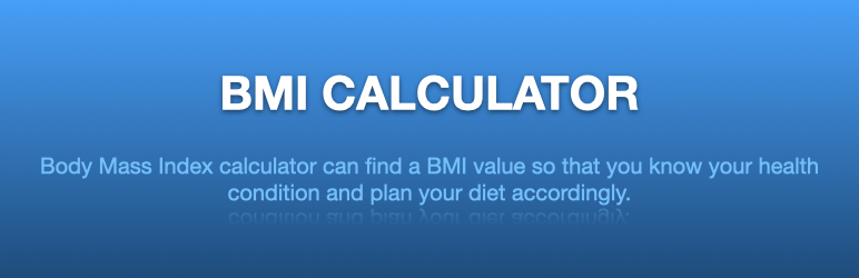 TA BMI Calculator Preview Wordpress Plugin - Rating, Reviews, Demo & Download