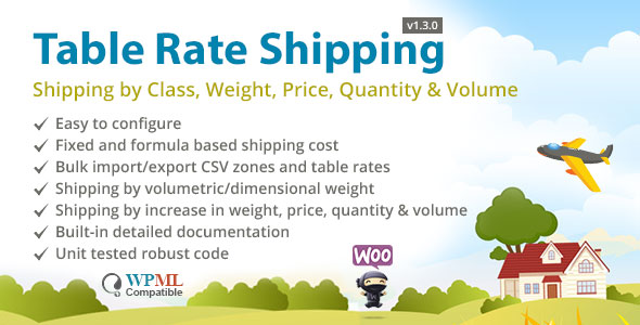 Table Rate Shipping By Class, Weight, Price, Quantity & Volume For WooCommerce Preview Wordpress Plugin - Rating, Reviews, Demo & Download