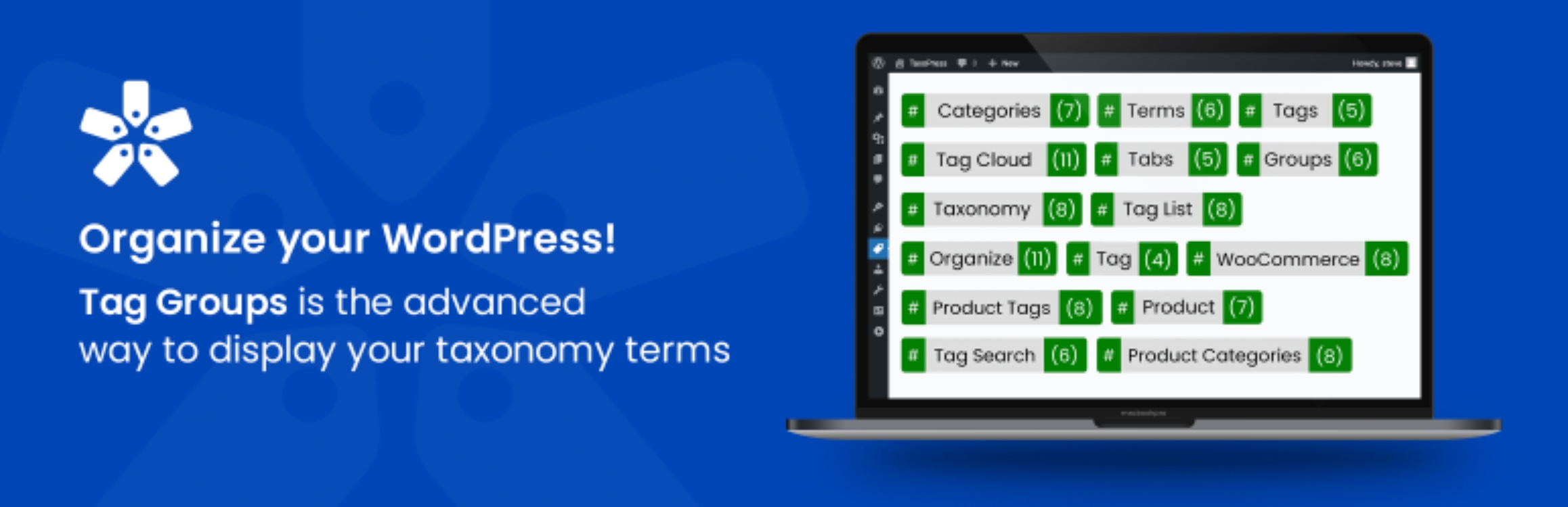 Tag Groups Is The Advanced Way To Display Your Taxonomy Terms Preview Wordpress Plugin - Rating, Reviews, Demo & Download