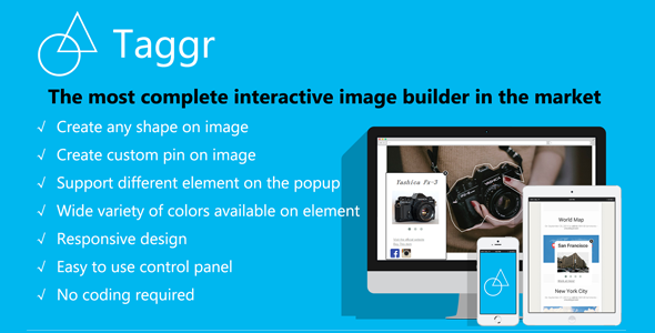 Taggr – Interactive Image Builder Plugin for Wordpress Preview - Rating, Reviews, Demo & Download