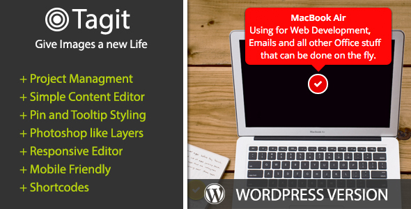 Tagit Image Tooltip Creator Preview Wordpress Plugin - Rating, Reviews, Demo & Download