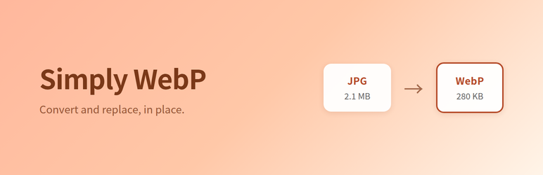 Tanupom In-Place Converter For WebP Preview Wordpress Plugin - Rating, Reviews, Demo & Download