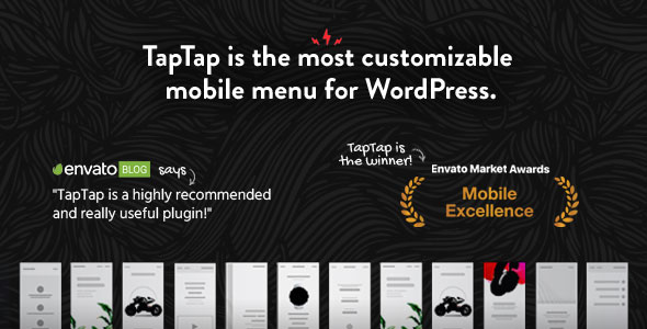 TapTap: A Super Customizable WordPress Mobile Menu Preview - Rating, Reviews, Demo & Download