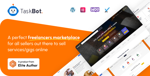 Taskbot – A Freelancer Marketplace WordPress Plugin Preview - Rating, Reviews, Demo & Download