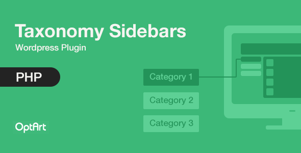 Taxonomy Sidebars Preview Wordpress Plugin - Rating, Reviews, Demo & Download