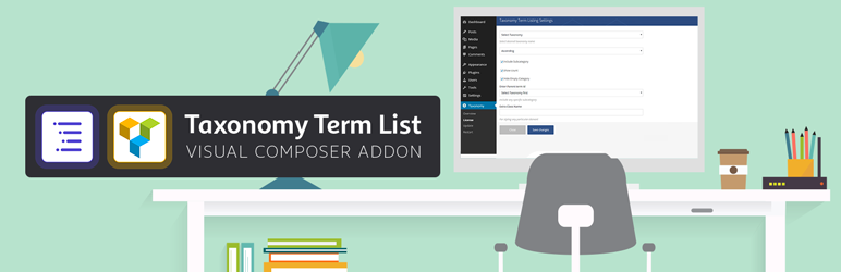 Taxonomy Term List Visual Composer Addon Preview Wordpress Plugin - Rating, Reviews, Demo & Download