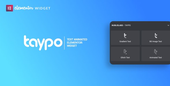 Taypo Animated Headings – Widget For Elementor Preview Wordpress Plugin - Rating, Reviews, Demo & Download